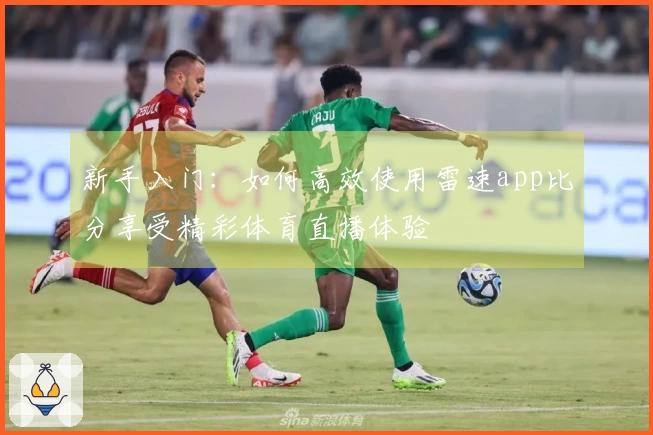 新手入门：如何高效使用雷速app比分享受精彩体育直播体验